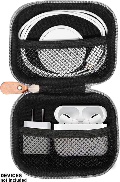 All-in-One Case for iPhone MagSafe Charger & Battery Pack, Storage for Accessories/Power Adapter/Charge Cable/Docks, Compatible with AirPods 4/ Pro 3/2/ 1