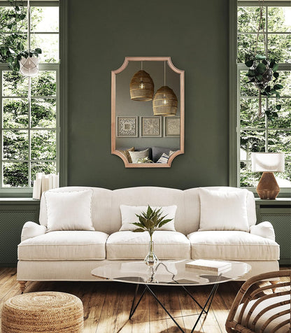 WallBeyond Full Length Mirror Wall Mounted 65"x22", Rustic Wooden Frame Floor Mirror, Large Full Body Mirror for Bedroom, Leaning or Hanging Against Wall, Natural