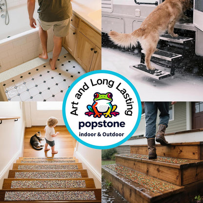 Waterproof Anti-Slip Traction Tape | 2" x16.5 FT | Heavy-Duty EPDM Rubber, Strong Grip & Barefoot Gentle | Indoor & Outdoor Solution: Poolside, Bath, Ramps, Stairs, Board Steps