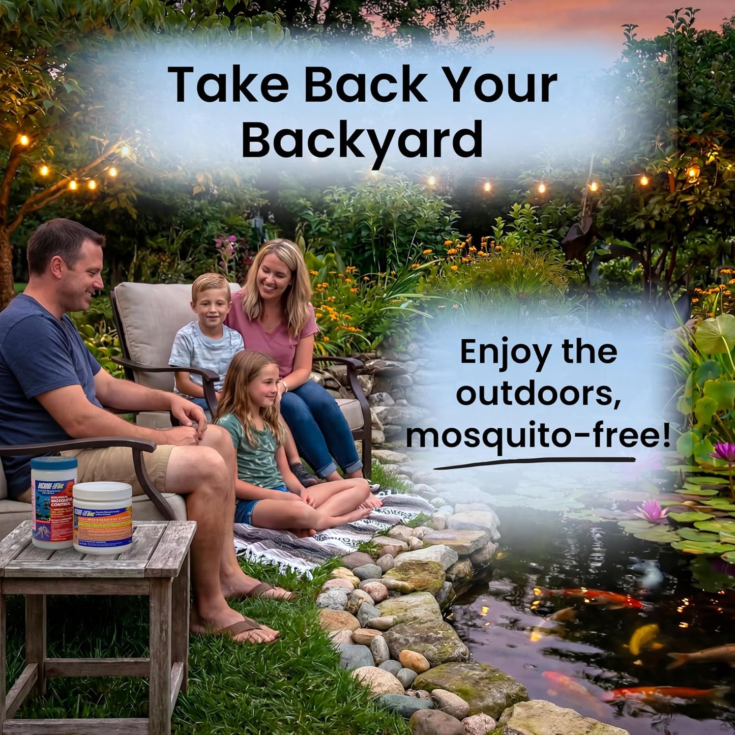 MICROBE-LIFT BMC Biological Mosquito Control, Liquid Treatment for Medium-Sized Decorative Water Gardens Up to 2,000 Gallons, Fountains and Ponds, 2 Fluid Ounces