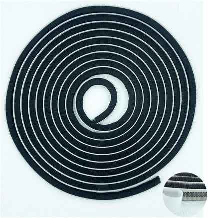 Self-Adhesive Pile Weather Stripping Seal for Sliding Windows and Door Frames, 16.5ft x 11/32 inch, Grey