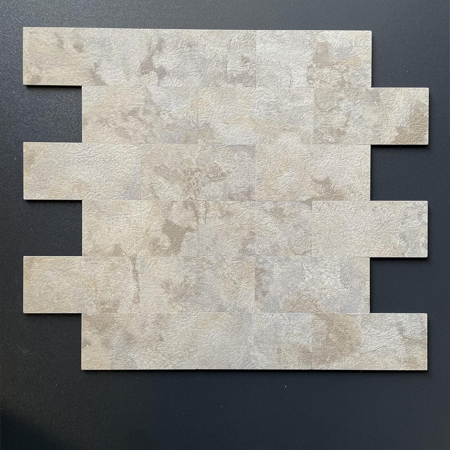 2026 New Upgrade Peel and Stick Backsplash Tile, Peel and Stick 11.34" X 11.57" Wall Tile for Kitchen, Bathroom, Fireplace, Laundry (Beige Ecru, 10 Packs)