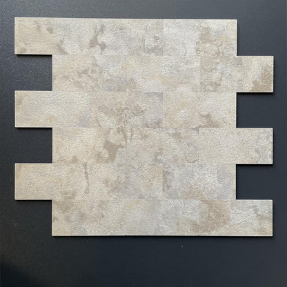 2026 New Upgrade Peel and Stick Backsplash Tile, Peel and Stick 11.34" X 11.57" Wall Tile for Kitchen, Bathroom, Fireplace, Laundry (Beige Ecru, 10 Packs)