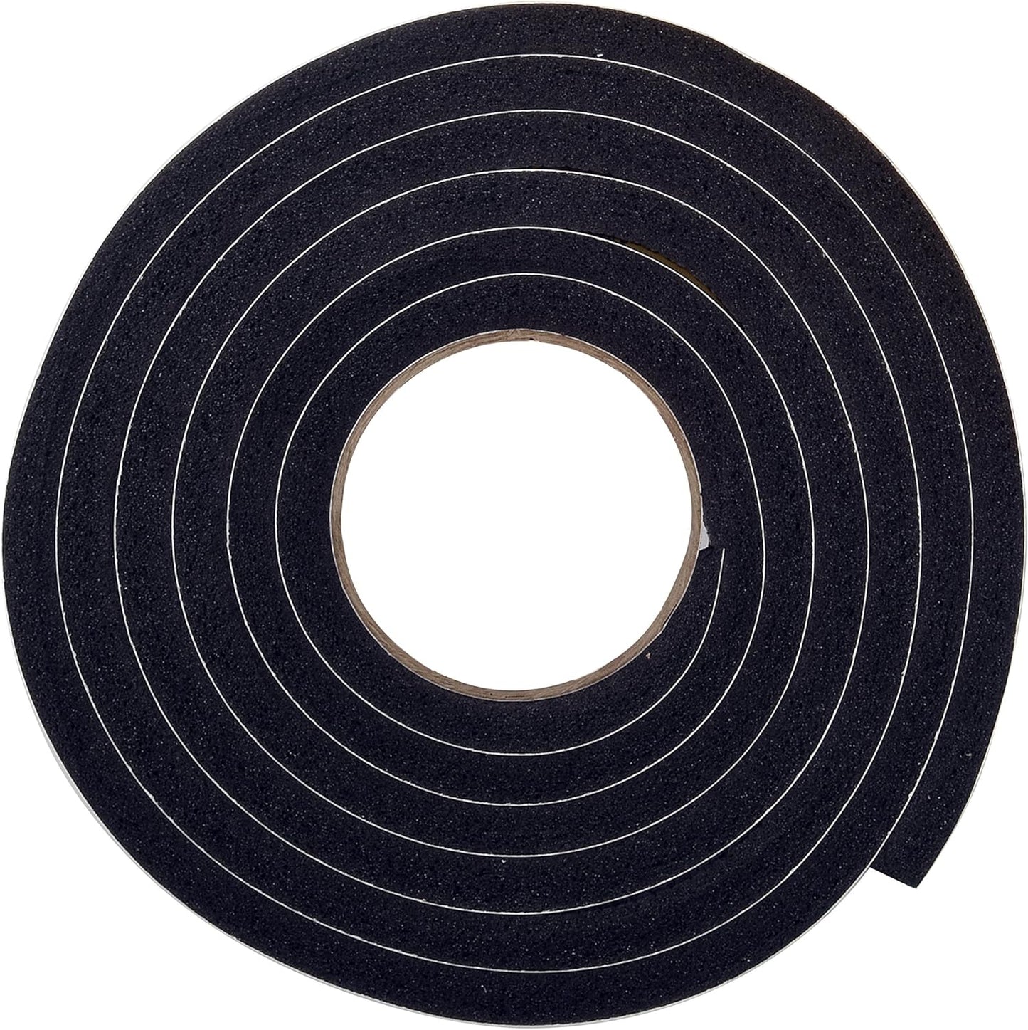 Frost King R338H Self-Stick Rubber Foam Weatherseal, 3/8"W, 3/16"T, Black|Blacks