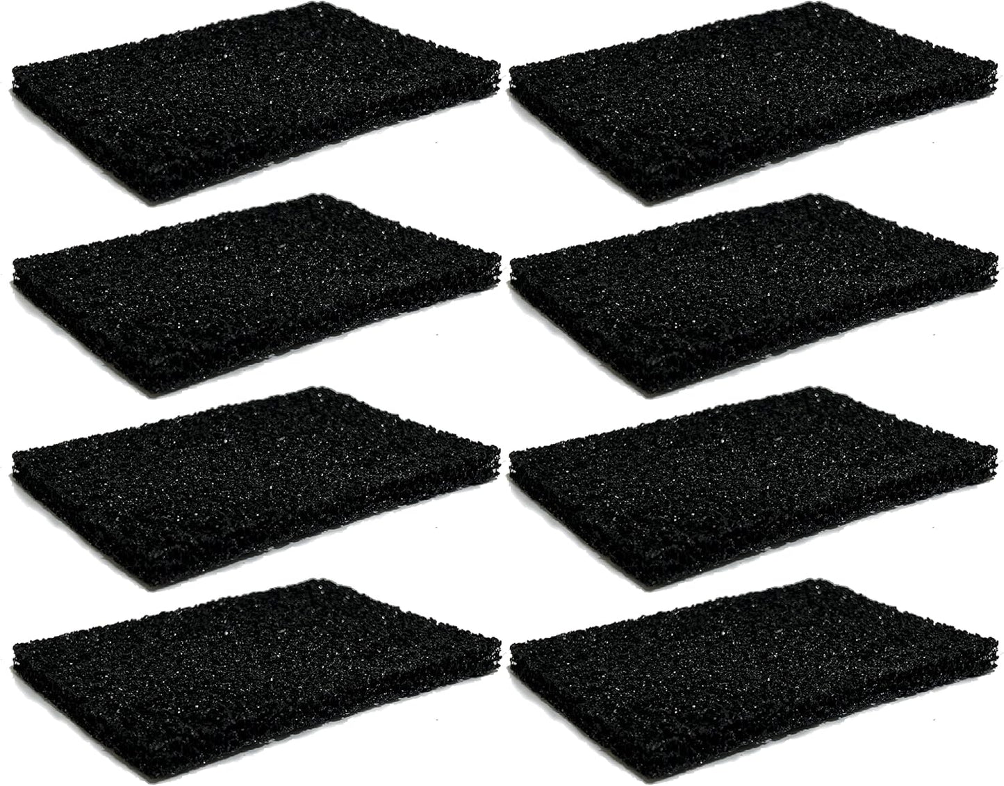 Nispira Activated Charcoal Odor Filter Refills Deodorizers Compatible with Simplehuman Filter Case Trash Cans, 4 Packs