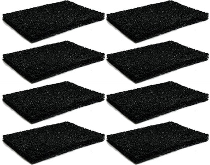 Nispira Activated Charcoal Odor Filter Refills Deodorizers Compatible with Simplehuman Filter Case Trash Cans, 4 Packs
