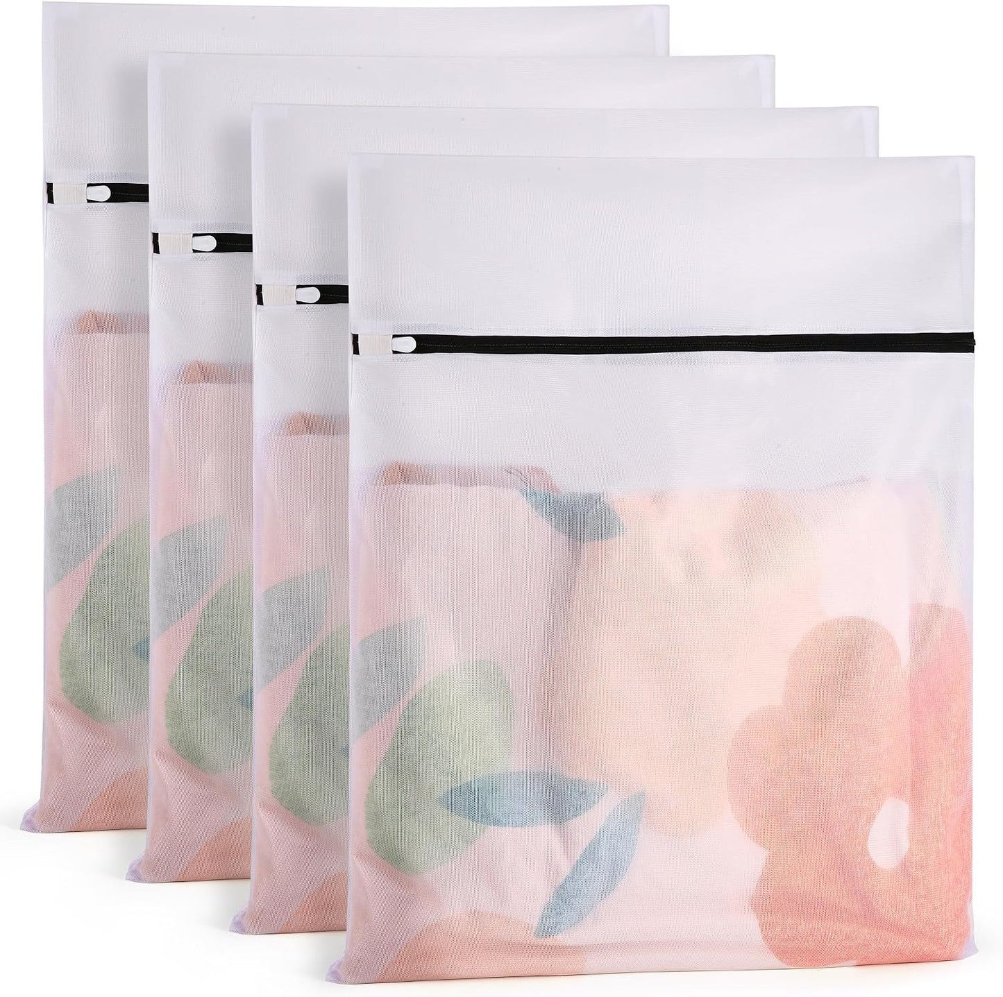 Ultimate 7 Pack 6 Size Mesh Laundry Bags Set for Delicates with AUTO-Lock Zipper, Lingerie Bags for Washing Delicates, Laundry Bags Mesh Wash Bags, Delicates Laundry Bag for Jeans,Blouse,Stocking,Bra