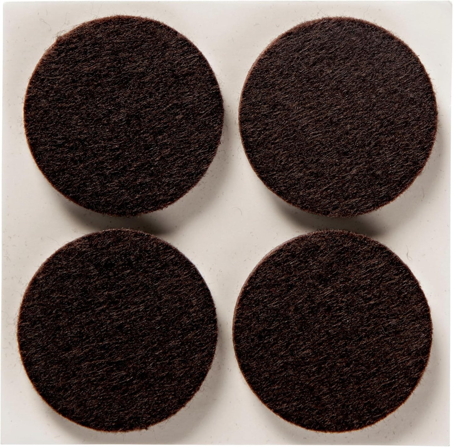 Scotch Felt Pads, Felt Furniture Pads for Protecting Hardwood Floors, Round, Brown, 1.5-in Diameter, 24 Pads