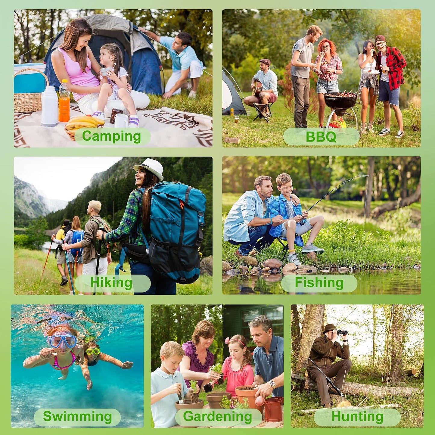 BuggyBands 48 Pack Mosquito Repellent Bracelets for Adults & Kids, Individually Wrapped, DEET Free Natural and Waterproof Bands