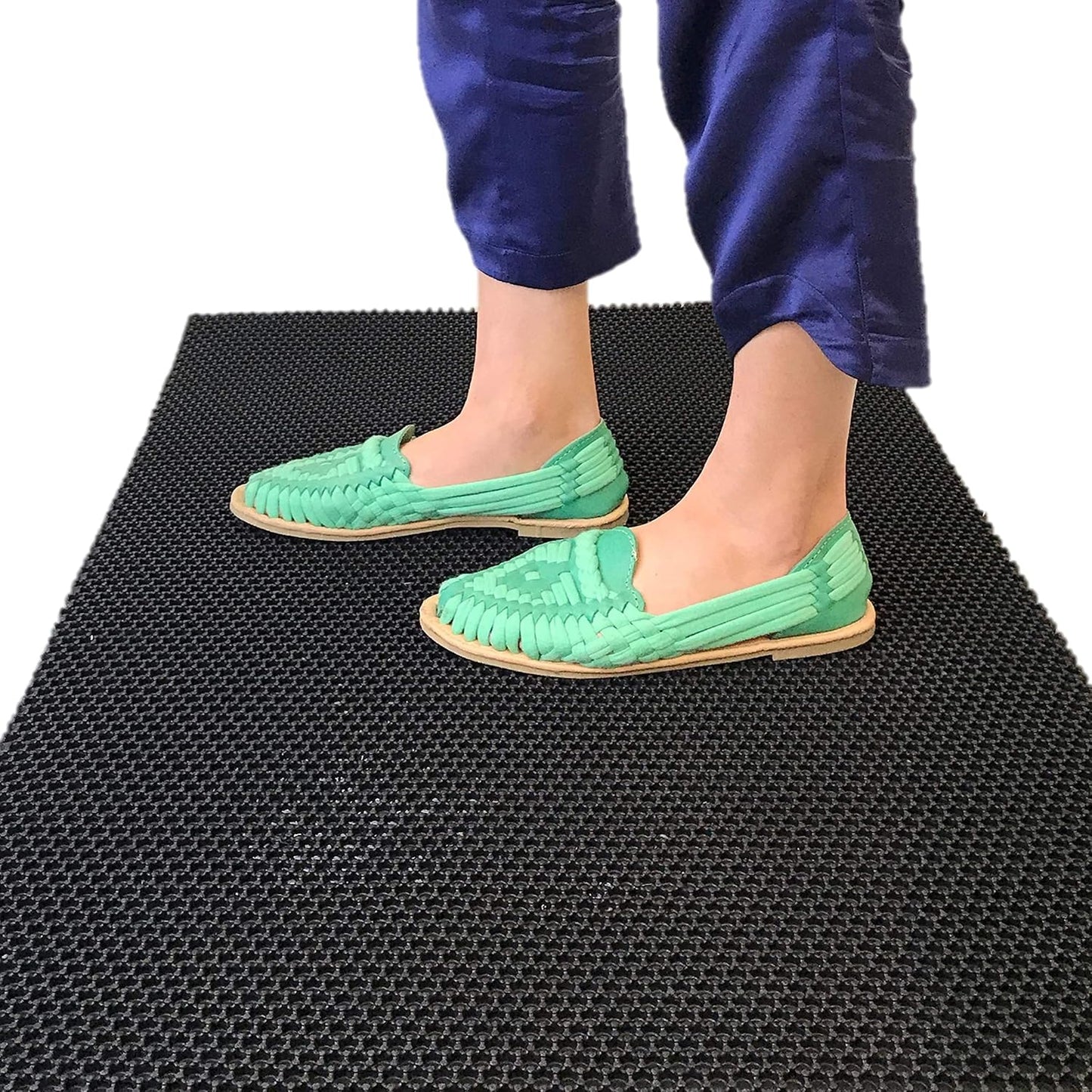 Heavy Duty Clean Step Boot Shoe Scraper Floor Mat, Perfect for Any Entryway to Keep Your Home Clean, Waterproof Largest Available 23" x 36"