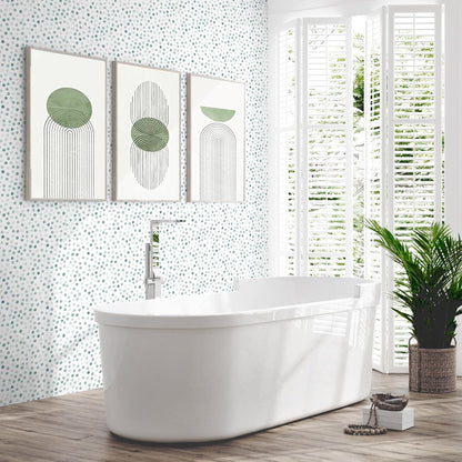 Dimoon 17.3" X 78.7" Peel and Stick Wallpaper Floral Contact Paper Boho Beige White Renter Friendly Natural Wall Paper Waterproof Removable Self Adhesive Wallpaper for Bedroom Livingroom Vinyl Roll