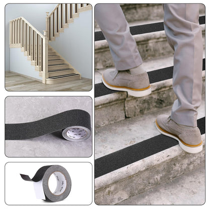 Mr. Pen- Grip Tape, 2 Inch, 23 Feet, Anti Slip/Non Skid Tape, Grip Tape | Friction Tape for Stair, Black Grip Tape Roll, Waterproof
