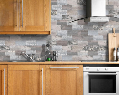 DEWOO Peel and Stick Wall Tile Backsplash PVC Self Adhesive Tiles for Kitchen Bathroom Turquoise Teal (10-Sheet, 13.5" x 11.4") | Self adhesive, thick, cover, vintage, retro, pvc adhesive wall tile, 34 x 29 cm