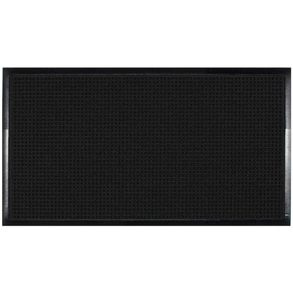 Guardian WaterGuard Indoor/Outdoor Wiper Scraper Floor Mat, Rubber/Nylon, 3'x4', Grey