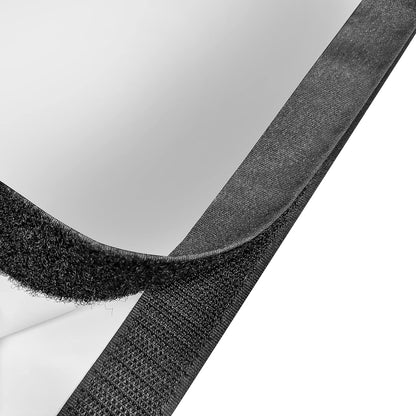 Window Screen DIY Hook and Loop Edging Tape for Net Mesh Screen Self Adhesive Edging Strips (20'Black)