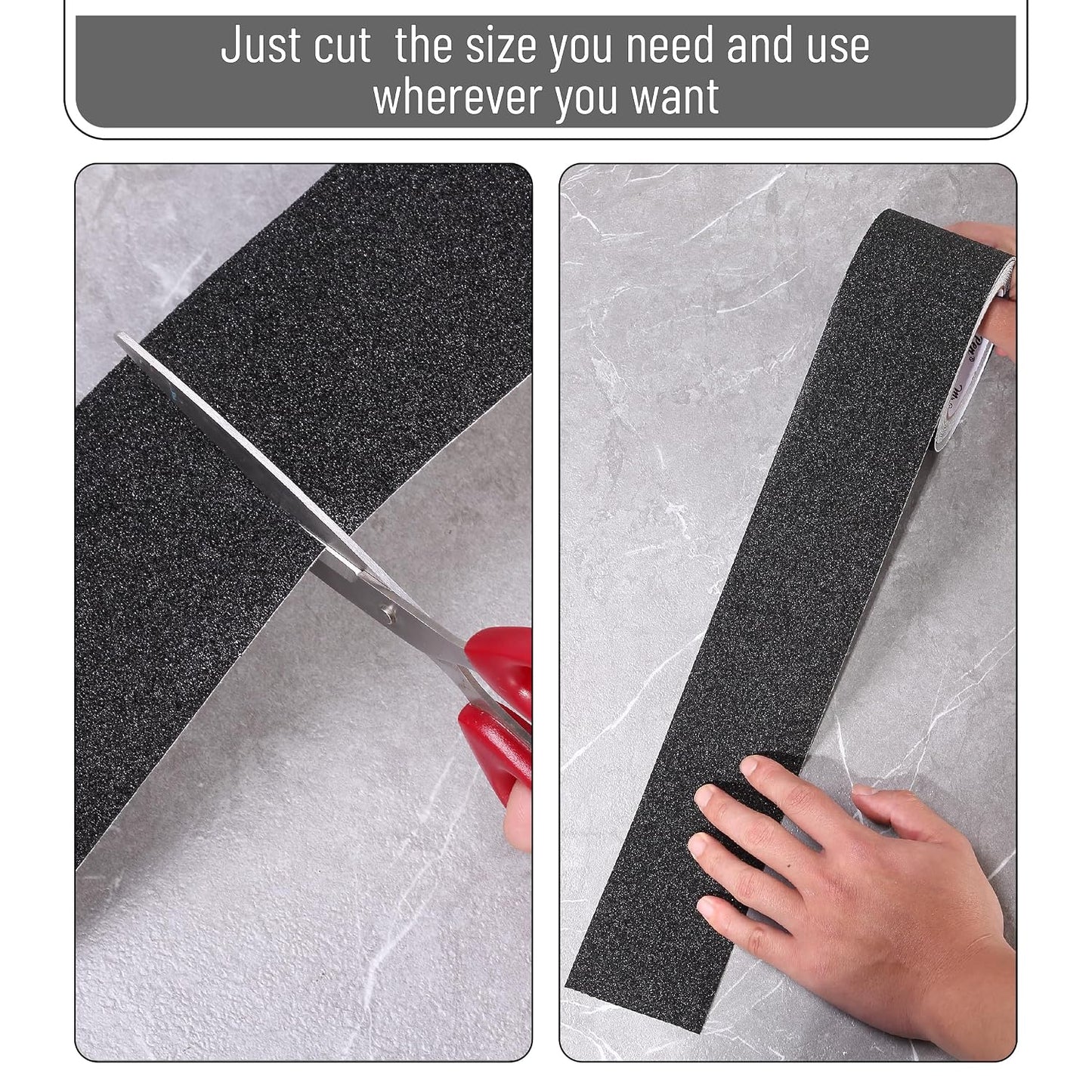Mr. Pen- Grip Tape, 2 Inch, 23 Feet, Anti Slip/Non Skid Tape, Grip Tape | Friction Tape for Stair, Black Grip Tape Roll, Waterproof