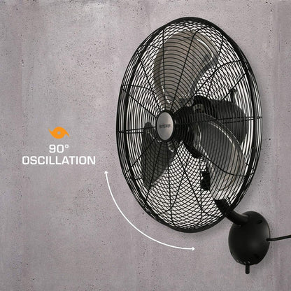 Hurricane Classic 6 Inch Clip Fan, 2 Speed Portable Desk Table Fan with Tilt, White