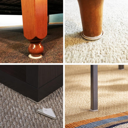 40 Pack Combo Self Stick Furniture Glider for Carpet Furniture Moving Slider Carpet Slider,Self-Adhesive Furniture Slider,Moving Pads Moving Furniture Sliders,Self Adhesive Sliders Furniture Glides