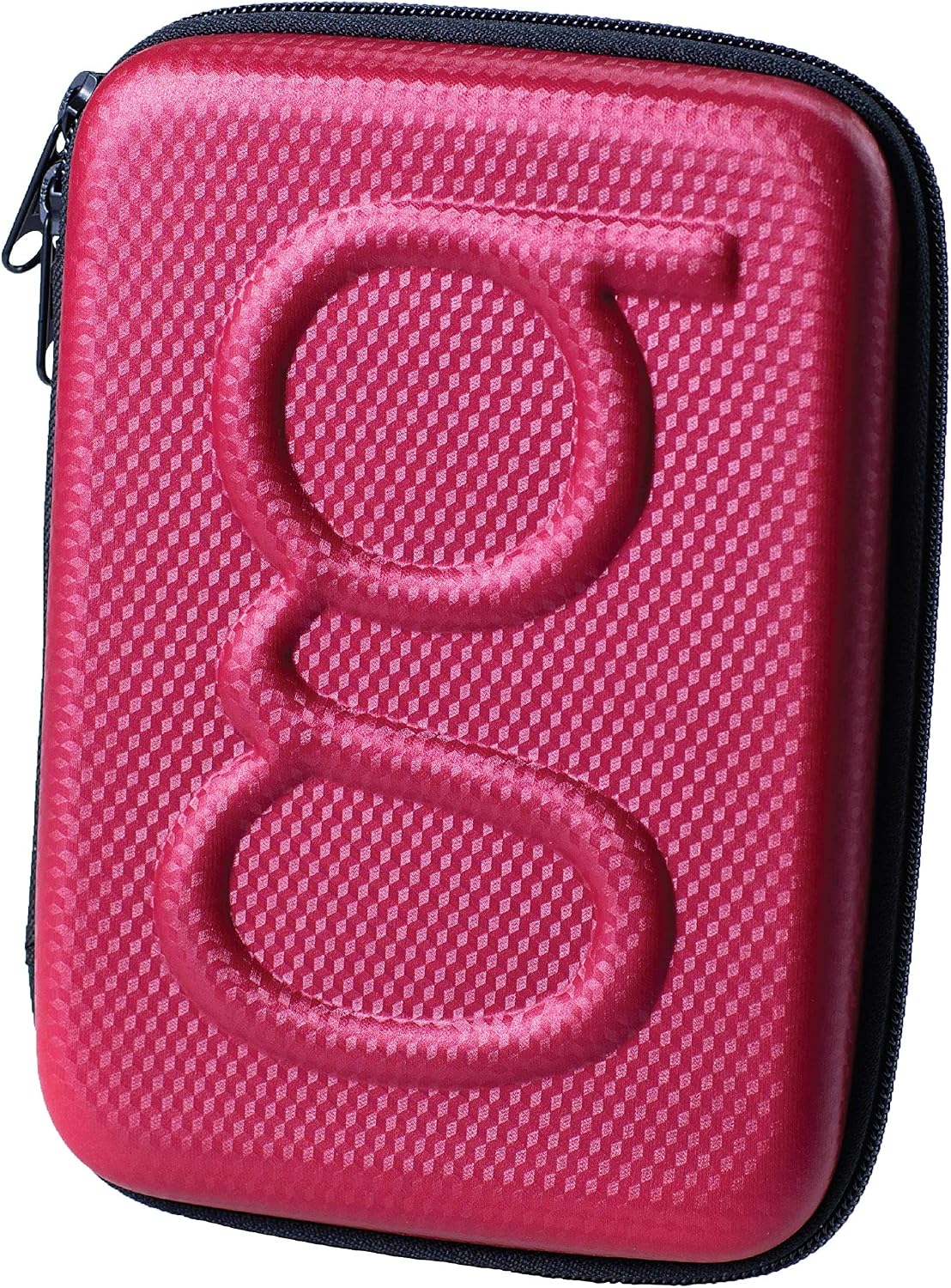 Diabetes Travel Case Hard Shell, Storage Organizer for Glucose Monitor Kit, Insulin Pen, Blood Sugar Test Strips, Syringe, Needles and Other Diabetic Care Supplies - Premium & Durable Hard Case, Pink