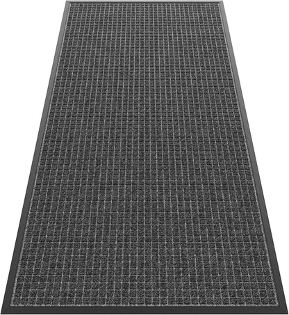 Front Door Mat Indoor Outdoor, 48" x 36" Non Slip Welcome Doormat for Entryway, Heavy Duty Low Profile Entrance Rug for High Traffic Areas, Patio, Outside Entry, Yard, Porch Waterproof