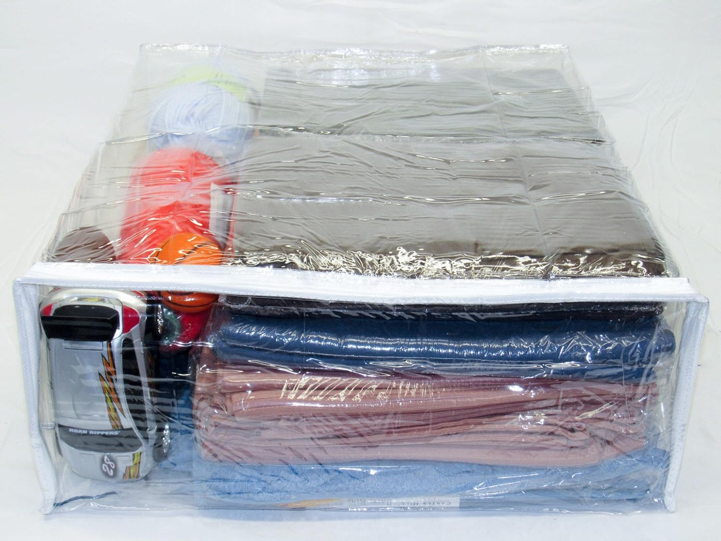 5-Pack X-Large (20" x 23" x 8") Heavy Duty Vinyl Zippered Storage Bags (Clear) for Sweaters, Blankets, Comforters, Bedding Sets (15.9 Gallon)