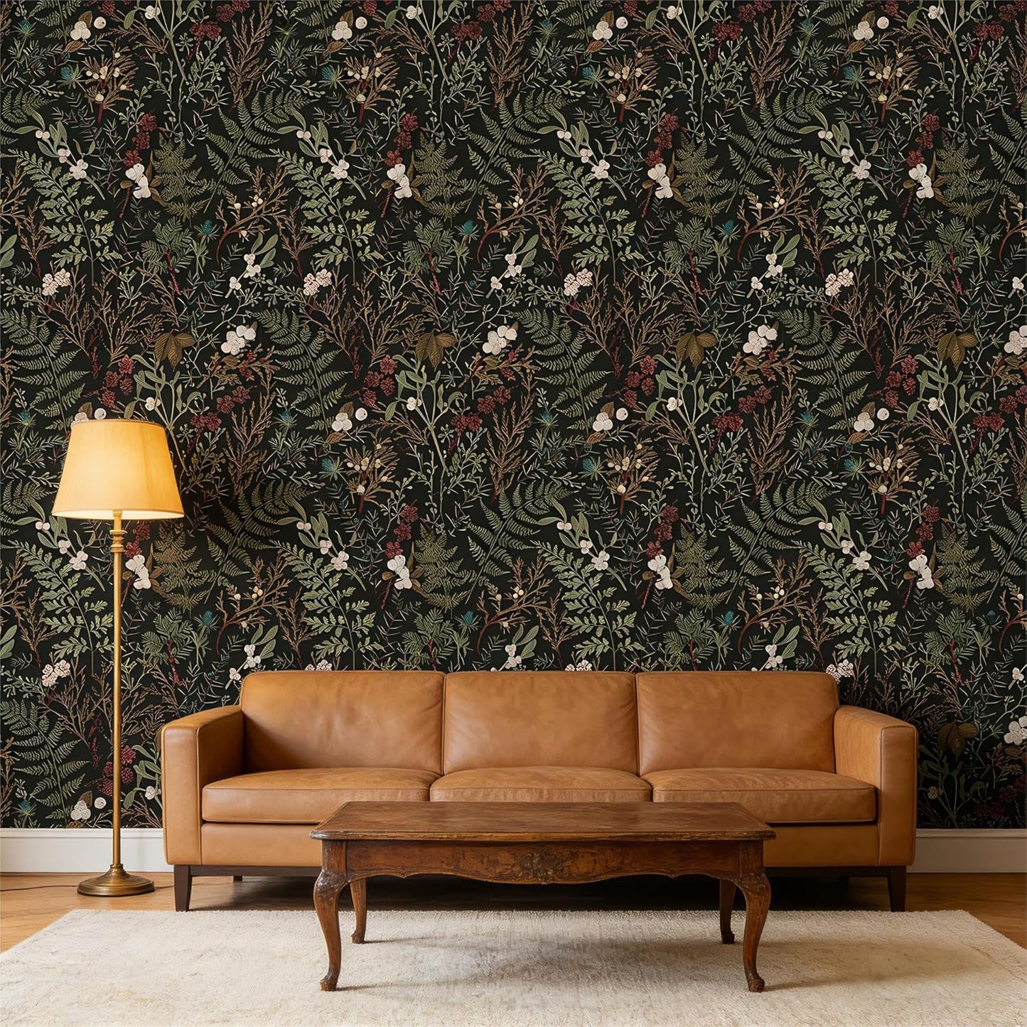 Peel and Stick Wallpaper Removable Self-Adhesive, Renter Friendly Waterproof Vinyl Contact Paper, Boho Self Stick Wall Paper for Bedroom Bathroom Cabinet Furniture Makeover, 17.5" x 118"