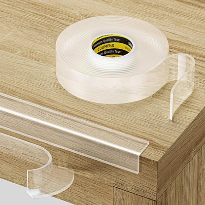Clear Edge Protector & Corner Protectors, 0.8in（W x 6.6FT(L), Baby Proof Corner Guards for Sharp Edges, Safety Bumper Strip for Furniture, Drawers, Tables & Cabinets