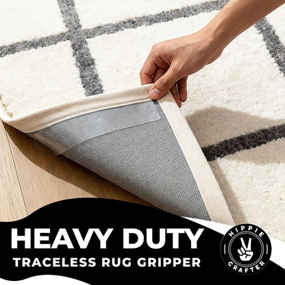 HIPPIE CRAFTER Double Sided Tape Heavy Duty for Walls - Nano Clear Mounting Tape, Removable & Reusable Two Sided Tape for Hanging, Strong Adhesive Wall Tape Transparent Roll 1" x 10FT
