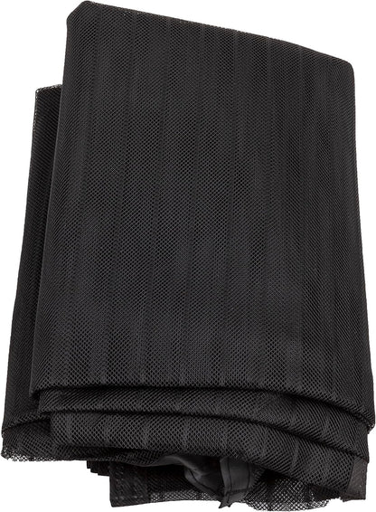 Duck Brand Hands-Free Magnetic Screen Door for Standard Width Door - Mesh Patio Door and Bug Screen with Magnets - 39 x 86 Inches, Black