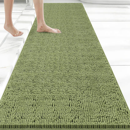Bcoimo Bathroom Rugs 24x17, Bath Mats for Bathroom Non Slip with Rubber Backing,High Absorbent Microfiber Bath Rugs Quick Drying, Machine Washable, Durable Decor