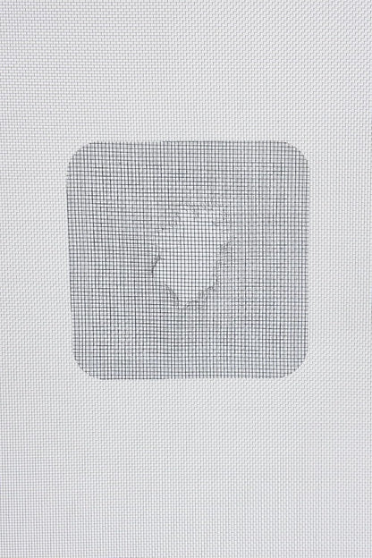 Window and Door Screen Repair Patch kit. 10 Patches, (2.75" x 2.75" x 10pcs), Fiberglass, Mesh, Repairing Window Holes and Tears. (Medium)