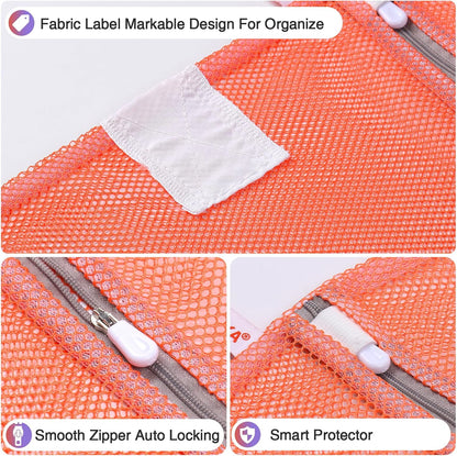 3 Pack XXL Mesh Laundry Bags for Delicates, Extra Large Laundry Wash Bags for Clothes,Bed Linen,Toys with Drawstring Closure Sturdy(3 XXLarge 28 x 26 Inches)