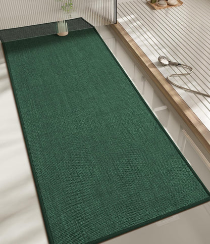 chakme Bathroom Rugs Mat 24x17, Ultra Thin Non Slip Bath Mat Small Quick Dry Absorbent Bath Mat for Bathroom Floor, (Dark Beige, 24"x17")