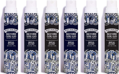 Poo-Pourri Before-You-Go Toilet Spray, Bamboo Rain, 2 Fl Oz, Up to 100 Uses, Bathroom Odor Deodorizer with Essential Oils for Home or Work, Travel Essentials, TSA Approved Size, Bamboo & Fresh Grass