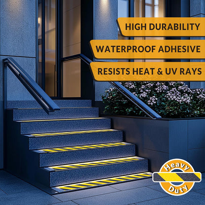 Lifegrip Anti Slip Tape, 4 Inch x 15 Foot Non-Slip Traction Grip Tape for Stairs, Waterproof Stair Treads Grip Non Slip, Non Skid Tape for Steps, Outdoor Black Grip Tape (4" X 15')