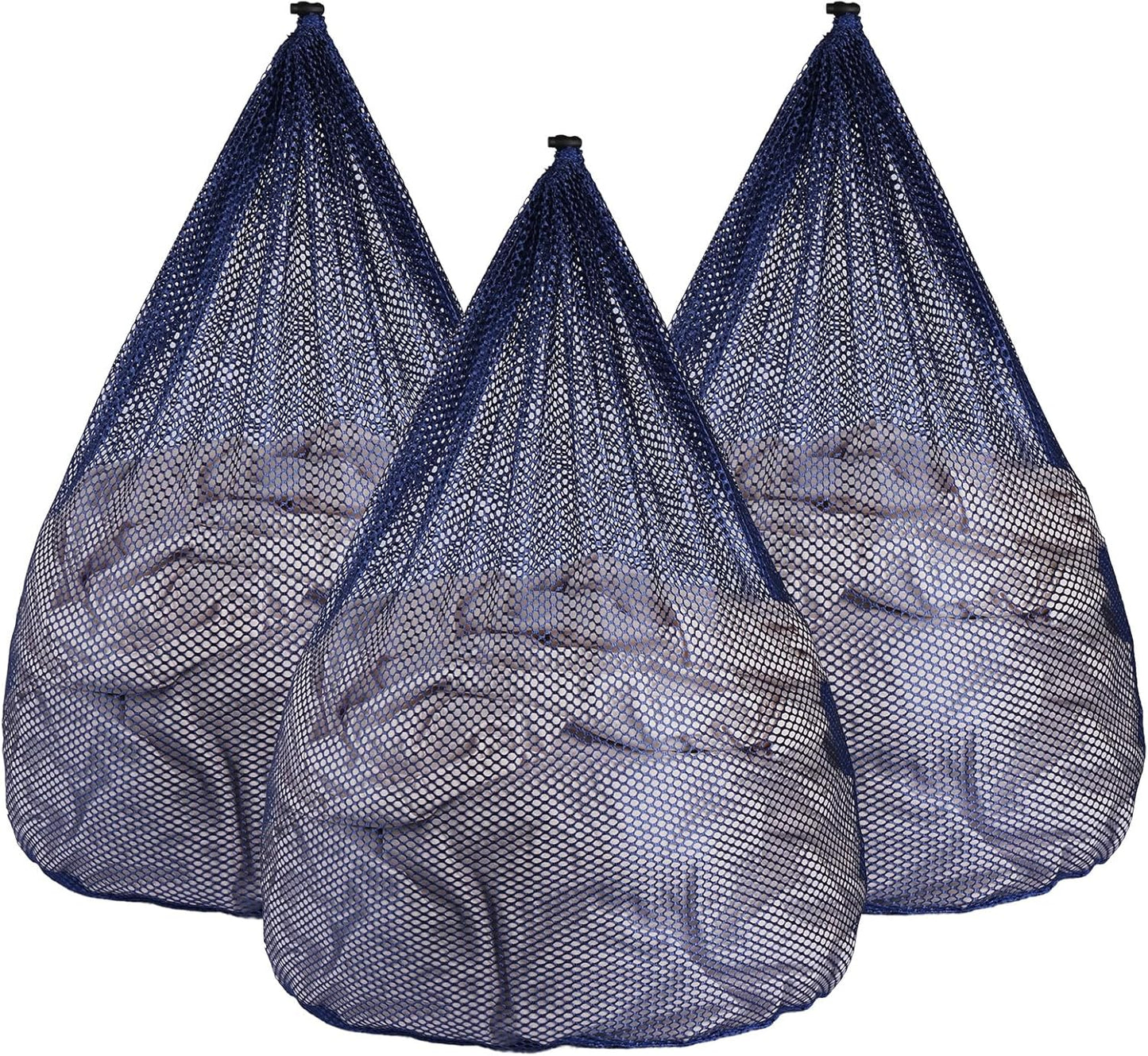 3 Pack XXL Mesh Laundry Bags for Delicates, Extra Large Laundry Wash Bags for Clothes,Bed Linen,Toys with Drawstring Closure Sturdy(3 XXLarge 28 x 26 Inches)