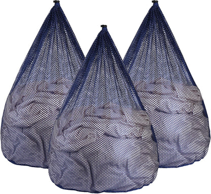 3 Pack XXL Mesh Laundry Bags for Delicates, Extra Large Laundry Wash Bags for Clothes,Bed Linen,Toys with Drawstring Closure Sturdy(3 XXLarge 28 x 26 Inches)