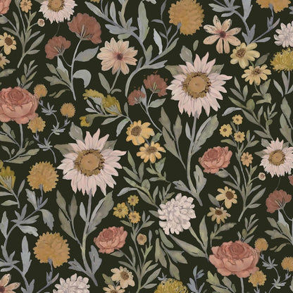 Dimoon 17.3''x78.7'' Peel and Stick Wallpaper Floral Cute Contact Paper Vintage Village Country Cottage Wallpaper Farmhouse Yellow Beige Renter Friendly Geometry Waterproof Embossed Kitchen Bedroom