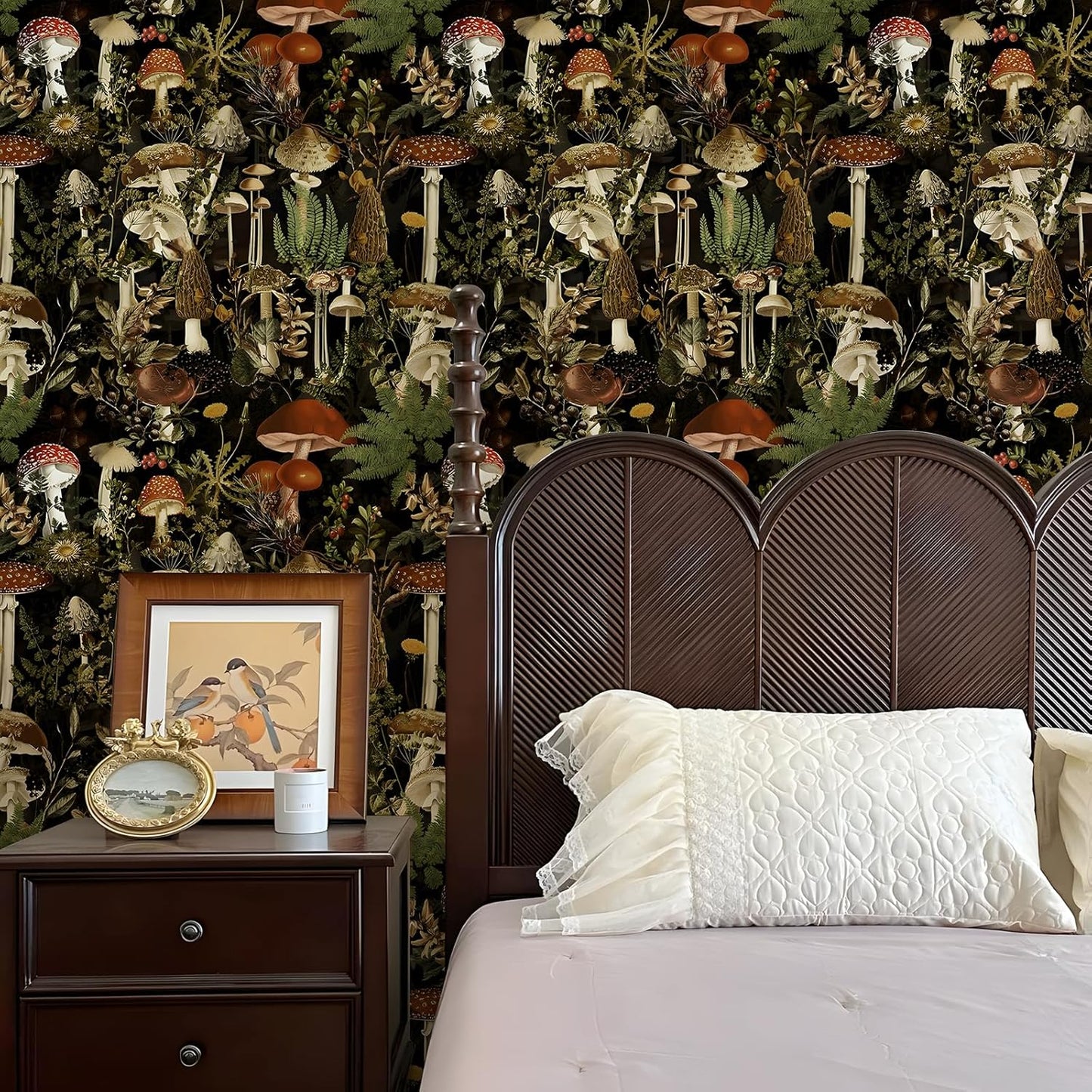 Removable Peel and Stick Wallpaper Boho 17.5 x 118 in Floral for Bedroom Bathroom Easy Peel Off Stick on Wallpaper Contact Paper Renter Friendly Wall Paper