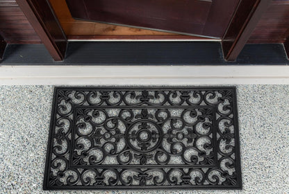 DII Rubber Doormats Collection All Weather, 18x30, Lattice
