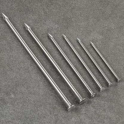 Wensilon 430pcs Stainless Steel 304 Nails Kit, Hanging Nails Kit, Wall Nails Kit, Dowels Kit, Long Nails Kit