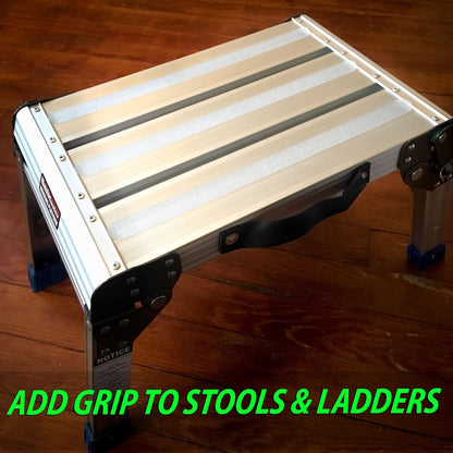 Anti Slip Adhesive Tape Strips. Grip Tape Treads For Stair Treads & Steps. Clear Non Slip Indoor/Outdoor Adhesive Strips 1"x15" Non-slip Grip Strips/Tread Runners. Wooden Steps, Safety for Pets/Kids