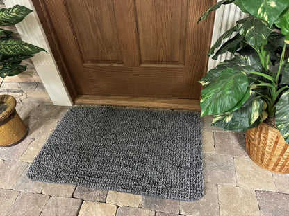 Outdoor Scraper Doormat with Rugged Textured Surface | 49.5 x 80 cm, Heavy Foot Traffic, Mud & Dirt Scraper, Low Maintenance, Fits Standard Doorways