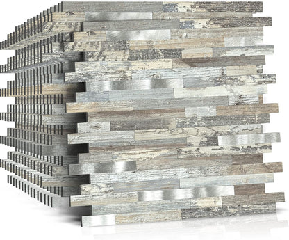 Midcard 10 Sheets Peel and Stick Backsplash PVC Wall Tile,for Kitchen Backsplash
