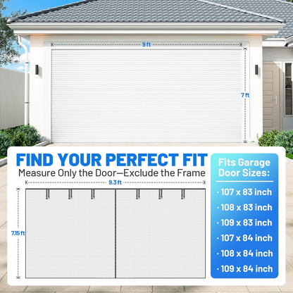 Heavy Duty Magnetic Screen Door Mesh - Auto-Sealing Hand-Free Door Net Screen with 50 Magnets, Pet & Kid Friendly, PET Fine Mesh Doors Screens Keep Bugs & Mosquitos Out Fits Front Doors Size 36” x 82”