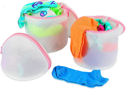 Simple Houseware Premium Bra Lingerie Wash Bags - 3 Pack