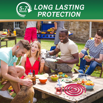 30Pack Mosquito Repellent Coils - Mosquito Repellent Outdoor Patio with 5-7 Hour Protection Covers 12ft, Mosquito Bits Safe & Effective for Yard, Patio, Camping, Garden, Deck & BBQ Areas