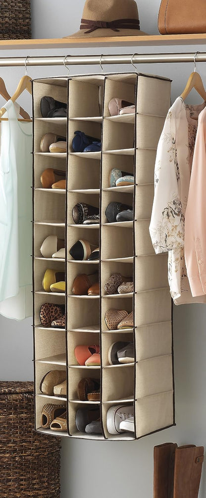 Whitmor Hanging Shoe Shelves - Crosshatch Gray