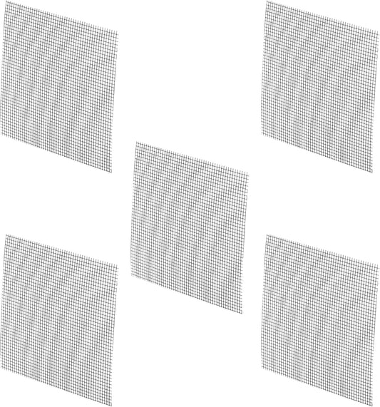 Prime-Line P 8095 Stick-On Fiberglass Screen Repair Kit 3 In. x 3 In., Gray (5 Pack)