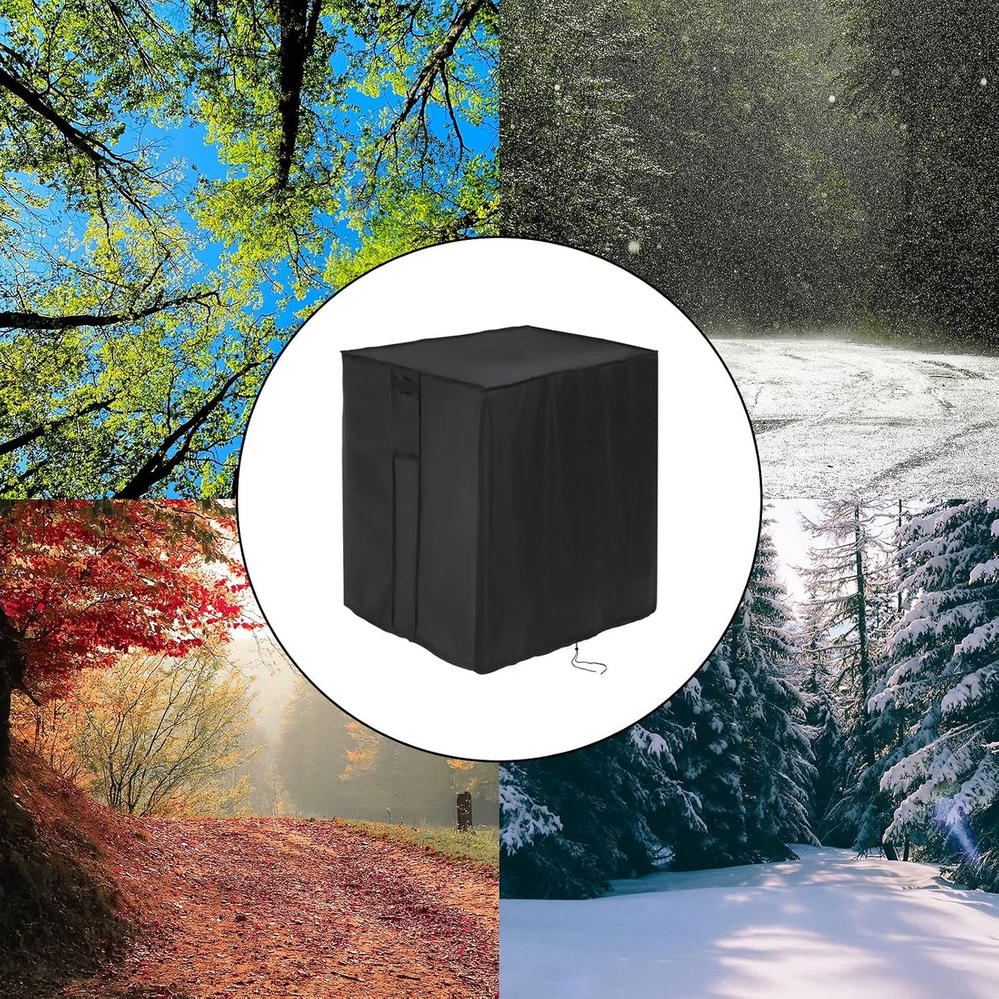 Outdoor Storage Box Cover for Keter XXL 230 Gallon Plastic Deck Storage Container Box,Waterproof Patio Storage Box Covers - 58 x 33 x 34 Inch